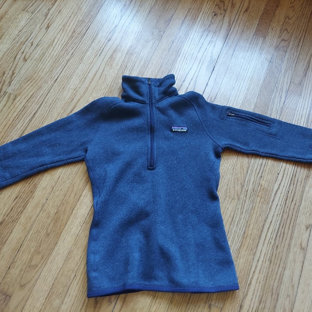 Patagonia women's quarter zip sweater sz XXS